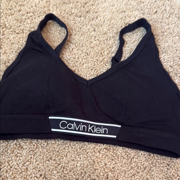 Calvin Klein Black Racerback Bra Intimates - Picture 1 of 1